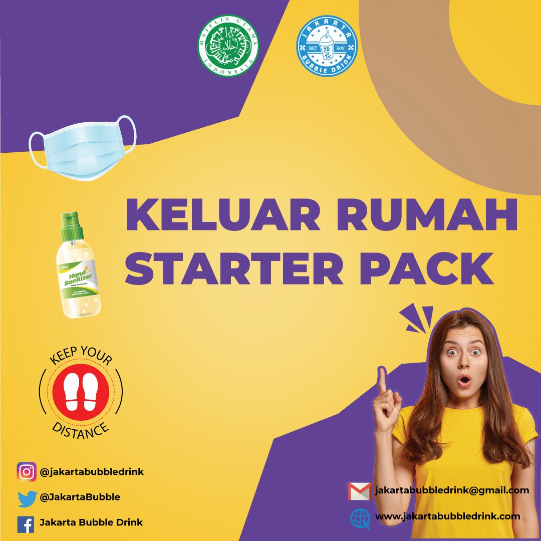 Sudah berapa lama nih ga keluar rumah? Untuk pemanasan keluar rumah hari ini
kalian bisa nih ke offline store Jakarta Bubble Drink sekalian belanja stock bahan baku yang udah mulai menipis.