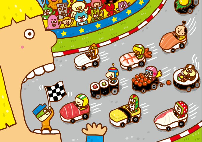 カーレースのtwitterイラスト検索結果