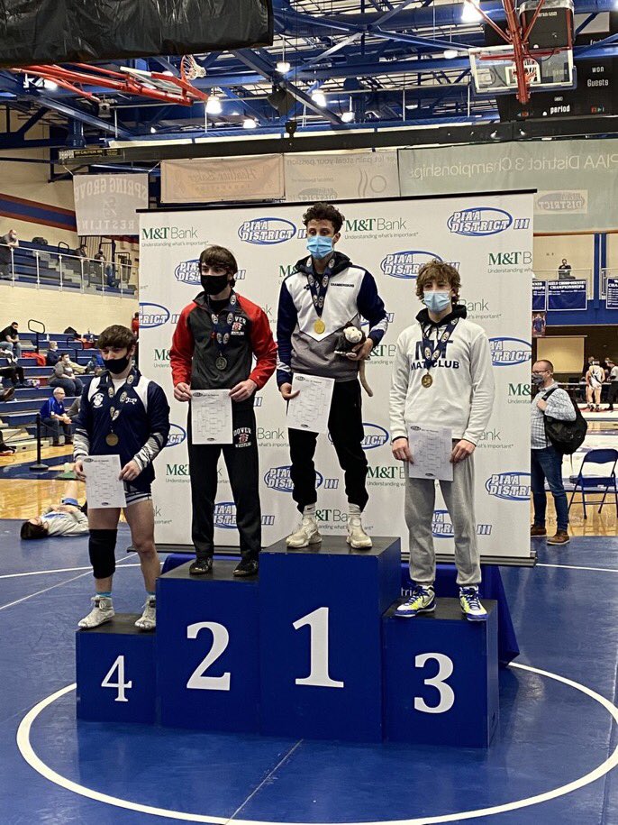 dasdathletics's tweet photo. Congrats to Mason Leiphart, 2nd place finisher at 120 pounds at Saturday’s PIAA District 3 Wrestling Championships held at Spring Grove. He moves on to PIAA Super Regional in Altoona next week. Way to go Mason! https://t.co/Ju1m0xPTI7