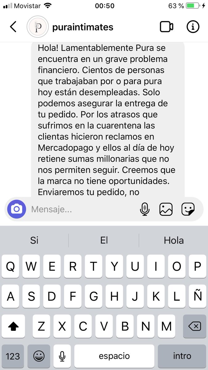 Tanitasma's tweet photo. #Argentina la estafa a flor de piel no compren en #PuraIntimates son unos estafadores hijos de la juta hace 5 meses compré y nunca me llego nada https://t.co/y3SDUgnEGL