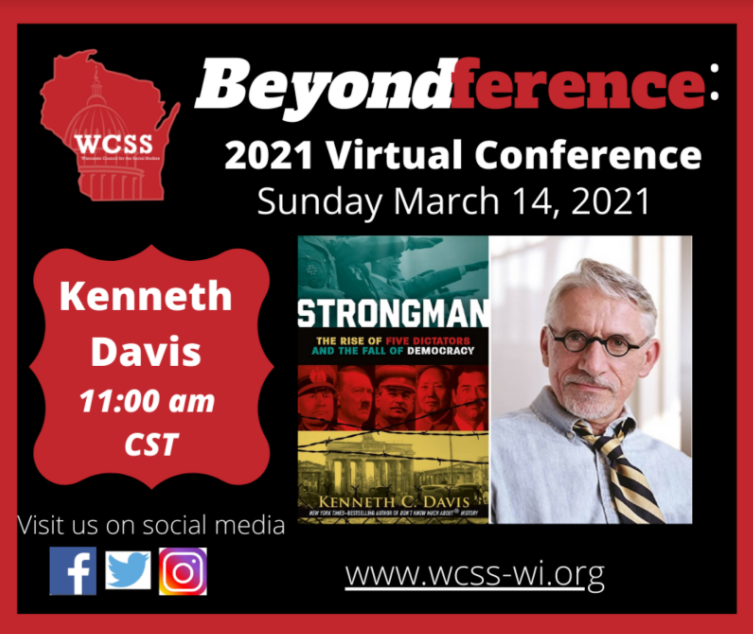SocialStudiesMN's tweet photo. Our friends to our east are hosting their #Beyondference virtual conference on March 14. They have a tremendous lineup with more than 30 sessions, including keynotes from @kennethcdavis and Dr. @BLoveSoulPower. For $25, you can see it all! #sschat #edchat https://t.co/spsfRI91Nd https://t.co/yx7qSNCzR1