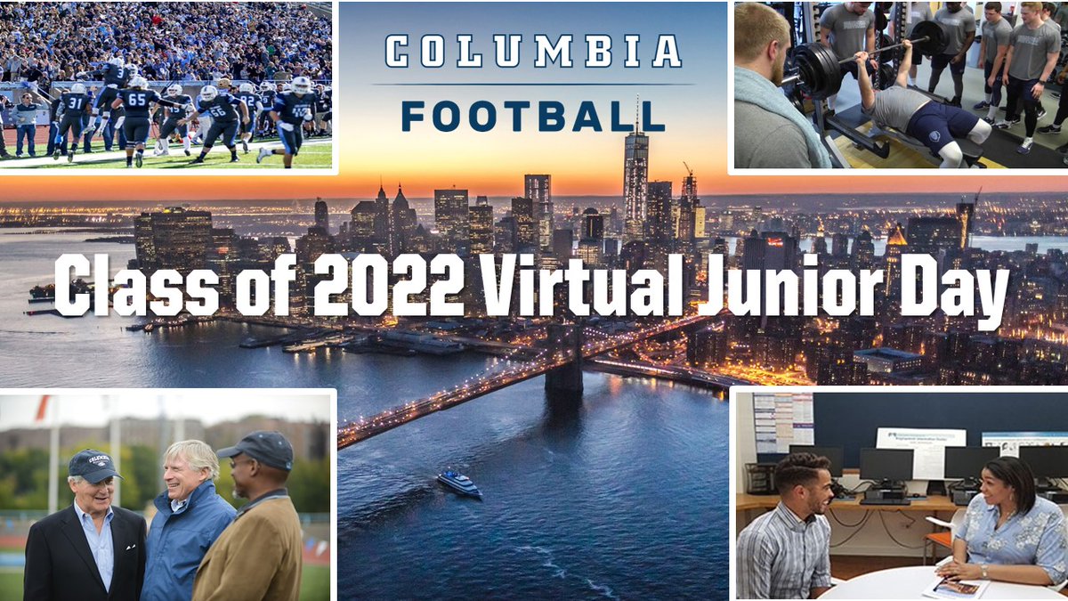 Thank you <a href="/CULionsFB/">Columbia Football</a> and coaches <a href="/Coach_Fab/">Mark Fabish</a> <a href="/CoachMikeDeFaz/">Mike DeFazio</a> and staff for the junior virtual visit tonight.  #Welcome22TheJungle