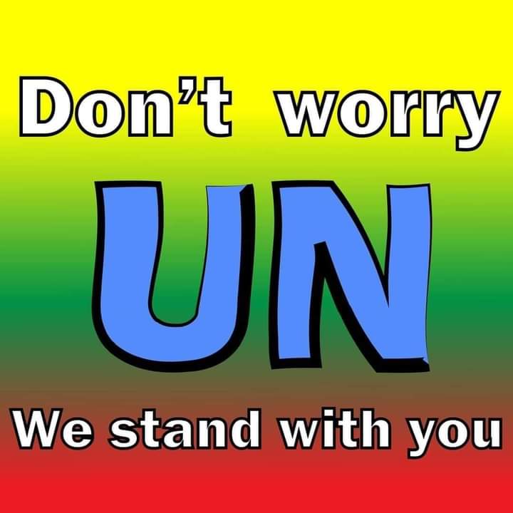 ThidaLinn11's tweet photo. #HowManyDeadBodyNeedForUNtoTakeAction

What is UN for? For Only statement? For side talking??? UN is too slow every time. 

Don't worry UN, we stand with you. 

#HowManyDeadBodyUNNeedToTakeAction 
#SaveMyanmar https://t.co/YW5JIDTaWz