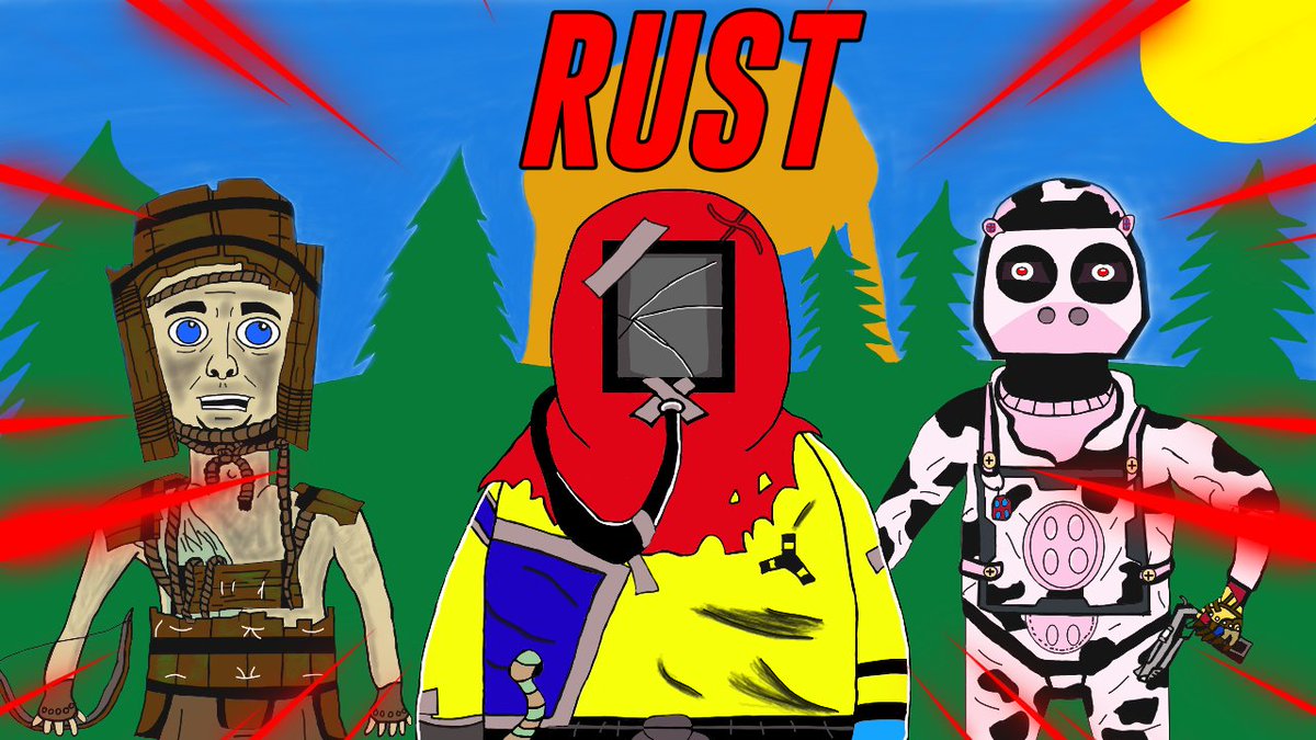 HealsYT's tweet photo. new video 
https://t.co/H5j4soGmmr
#rust #gaming #pcgaming #youtube #fps #rustgame https://t.co/hITVWulocX