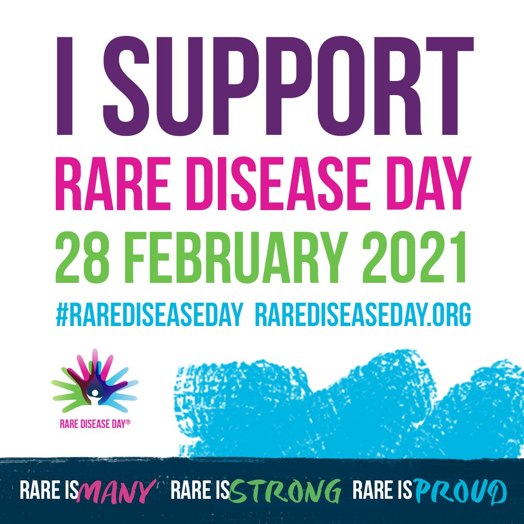 Today, February, 28, is #RareDiseaseDay. We are rare, we are many, we are strong, and we are proud. 

#RareIsMany #RareIsStrong #RareIsProud
