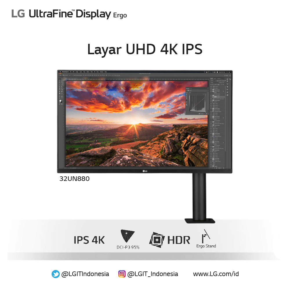 lgeindonesia's tweet photo. #LGUltraFine™ #ErgoMonitor #32UN880 Layar UHD 4K IPS memberikan posisi memandang yang lebih nyaman tanpa adanya perubahan warna meski dilihat dari berbagai sudut.
https://t.co/QKbnpOIZtQ
#LGMonitor #LG4KMonitor #LGUltraFine4KMonitor https://t.co/dQekjUeruz