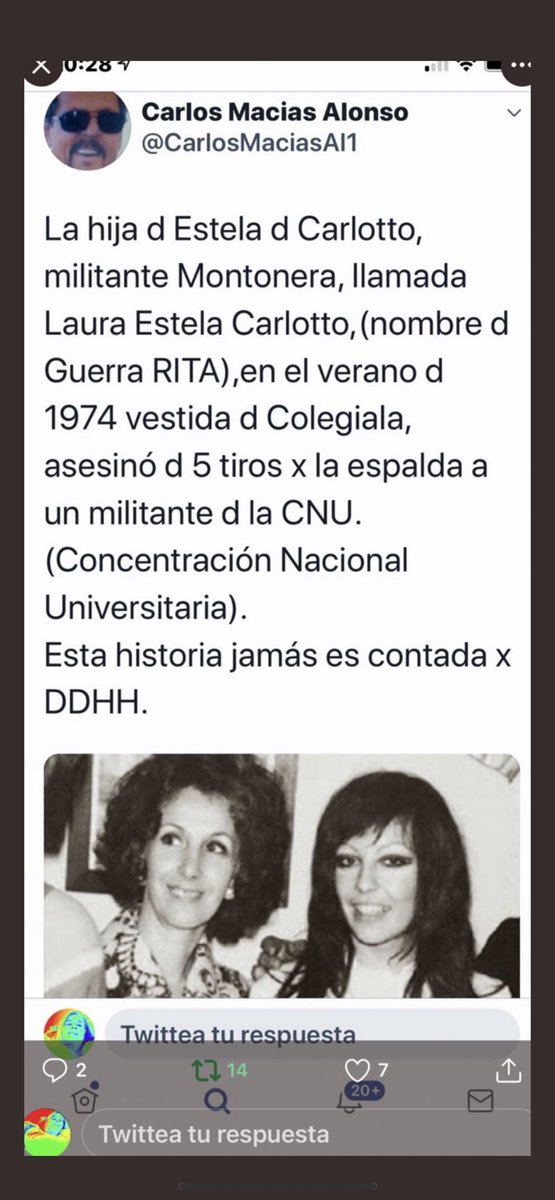88lamaga's tweet photo. El monstruo es Carlotto que magnificó una tragedia, humillando a su país, para lucrar con 30mil desaparecidos que fueron 7mil terroristas, y ella aún no mostró la lista de los indemnizados que le cobró al pueblo a 250mil us$ x cabeza, porque solo existirían en su cuenta bancaria https://t.co/FT1uinDmIv