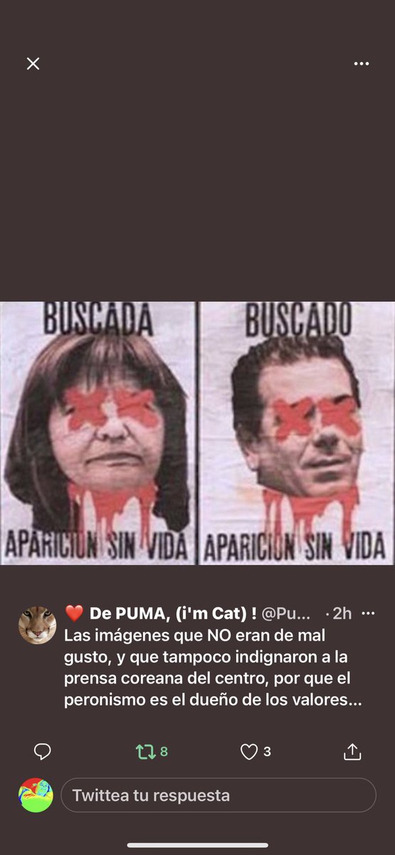 88lamaga's tweet photo. El monstruo es Carlotto que magnificó una tragedia, humillando a su país, para lucrar con 30mil desaparecidos que fueron 7mil terroristas, y ella aún no mostró la lista de los indemnizados que le cobró al pueblo a 250mil us$ x cabeza, porque solo existirían en su cuenta bancaria https://t.co/FT1uinDmIv