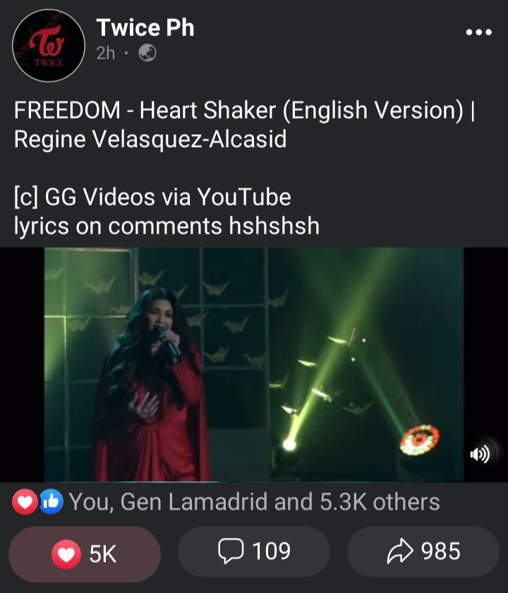 cza_rinah's tweet photo. Sino di mawiwindang sa pa English version ni ate @reginevalcasid ng Heart Shaker, I admit na windang din ako. HAHAHA Proud Once and Adikk here👏😘

#FreedomConcert https://t.co/1giwYhEe8D