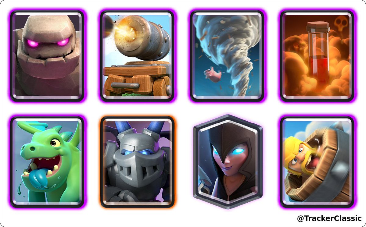 Ahora cuenta con un total de 7 desafíos clásicos, hablamos de <a href="/alex_cz98/">⚡ Alex98⚡</a> (⚡Alex98⚡) que ganó un desafío clásico a las 3:04 GMT del lunes, 01 de marzo de 2021 #ClashRoyale

Mazo: link.clashroyale.com/deck/es?deck=2…