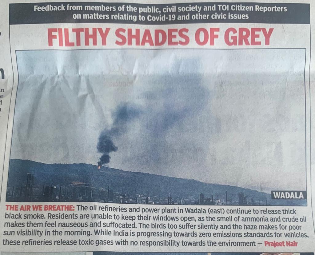 ruchika_agrawal's tweet image. Smell continues - unchecked release of toxic gases continues - Wadala residents continue to suffer. @CPCB_OFFICIAL @mybmc @AUThackeray @OfficeofUT @PMOIndia Why is no one listening or doing anything? #StopRCF #righttocleanair @timesofindia @linahOlinah @MumbaiMirror @prajeetnair