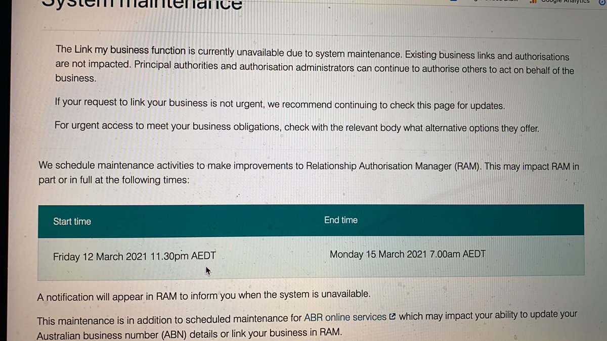 philgadzinski's tweet image. So I i finally take the plunge and try linking a digital Id via the new #myGov portal to a business abn. It’s the middle of the day . What’s the date and time today for their advertised service outage ? And they want trust in digitising services.... #govfail