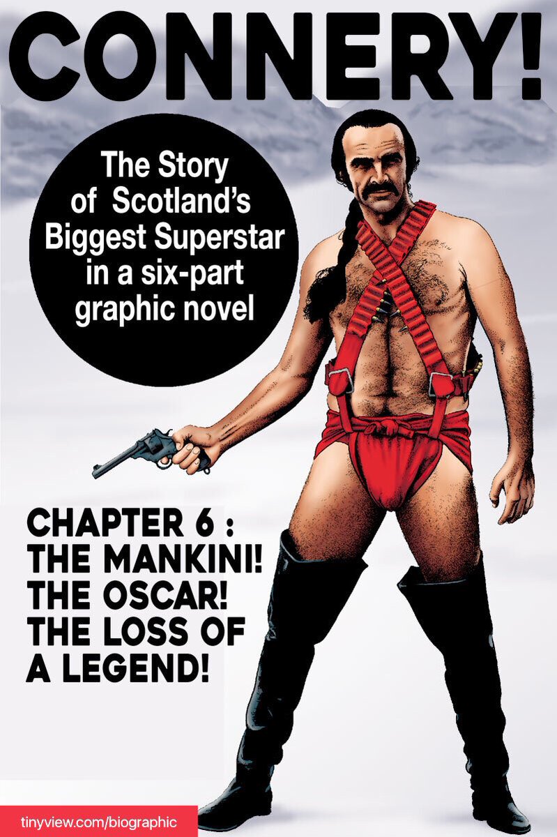 The sixth and final chapter of my #SeanConnery graphic novel is online now! Read the entire “Connery” comic book for FREE at bit.ly/3b0KeR8

 #JamesBond #comicbooks #comics