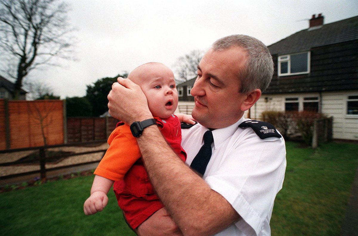 On this day in 1999

A prison officer with the son of a prisoner at Askham Grange women's jail, near York, photographed for the Independent.