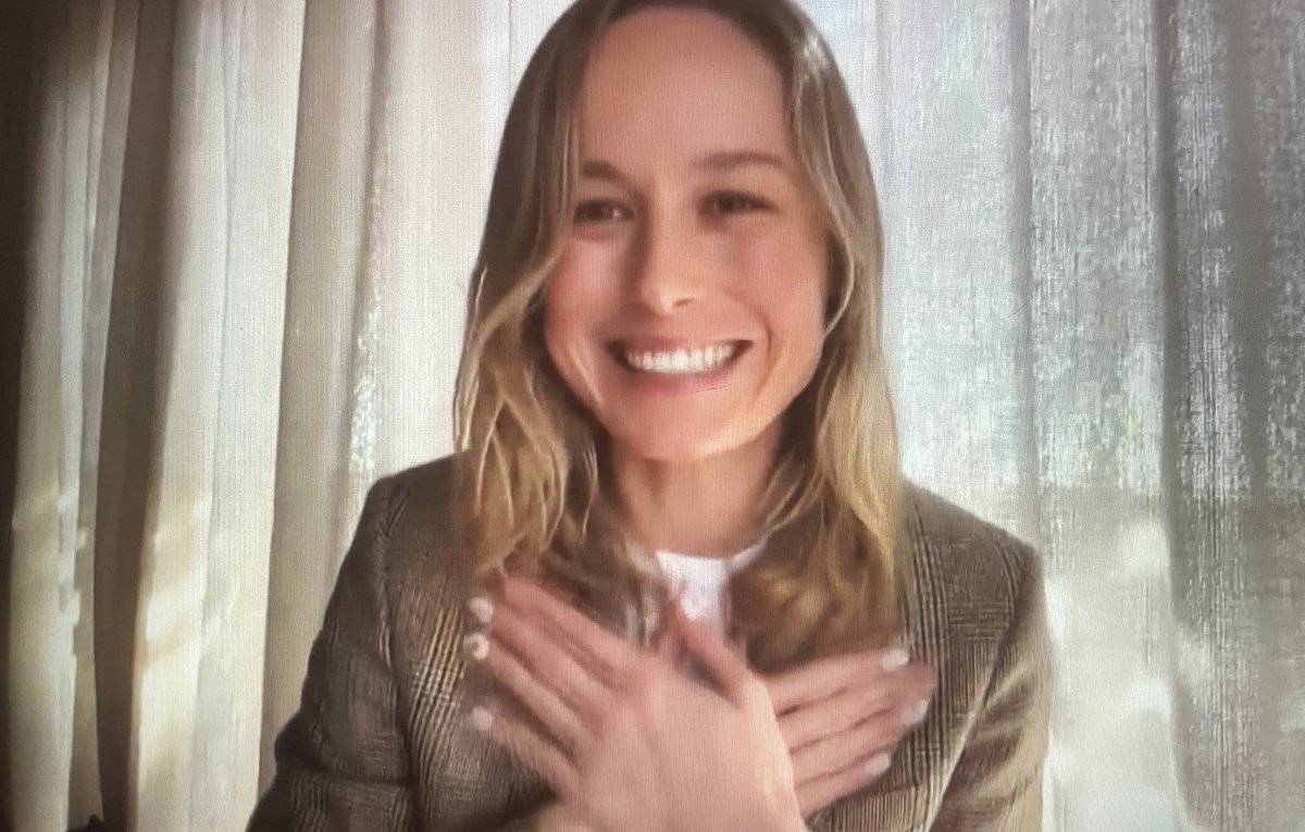 queenftmarvel's tweet photo. Brie Larson #GoldenGlobes https://t.co/kRoLyXKWKn