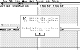 JobyOtero's tweet image. What did 3D dev look like when you started? I'd done crappy 3D coding prior, but this is the 1st proper 3D software I used. CAD 3D on the Atari ST (1986) by Tom Hudson.

Today's output is light years ahead. But the UI template was already there.
#3Dui #3Ddev