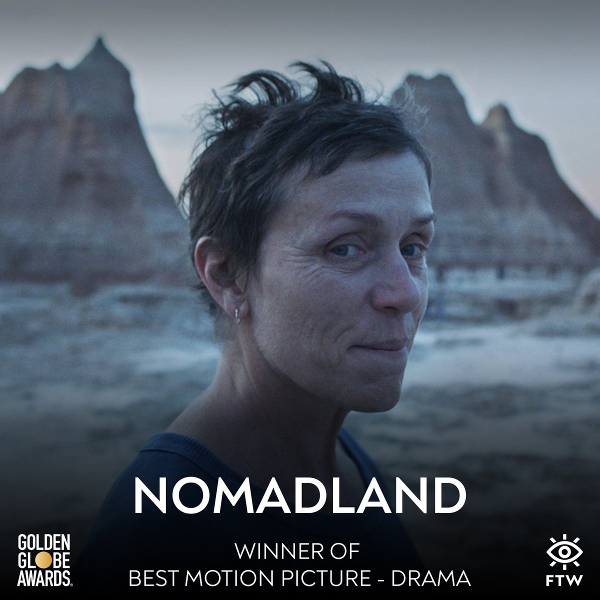 FREETHEWORK's tweet image. History. MADE!!!

Best Picture #Nomadland by Best Director Chloe Zhao 🏆

Damn that feels amazing to say. #GoldenGlobes