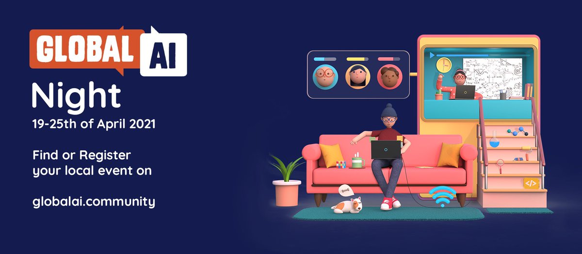 In April this year your local communities are organizing #AINights !
Registrations are now open to organize your own event.
globalai.community/global-ai-nigh…

#mvpbuzz #AzureAI