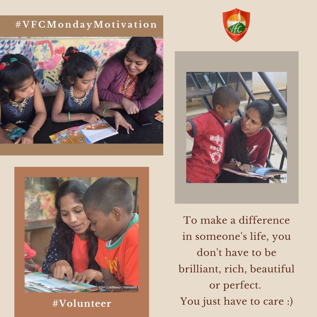 #VFCMondayMotivation
#VolunteerQuotes
#VolunteerForaCause
#VFCIndia #Volunteers #VFC #Volunteer #Volunteering  #VolunteeringMatters