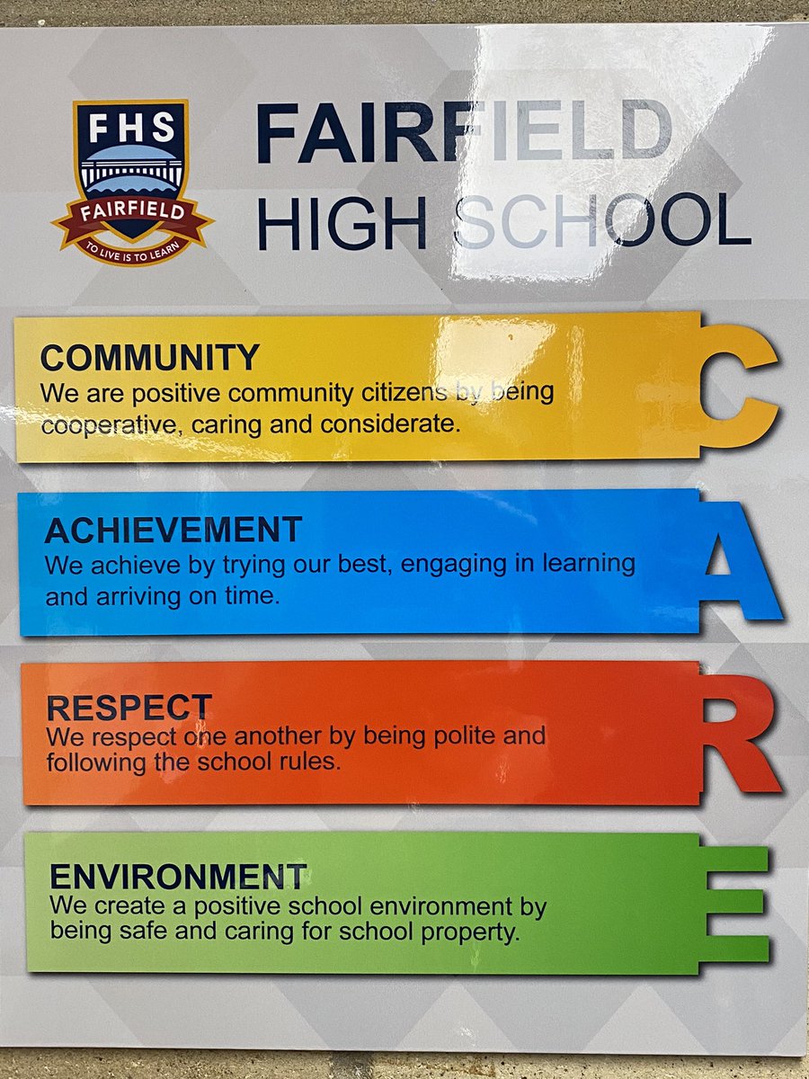 Fairfield High tweet media