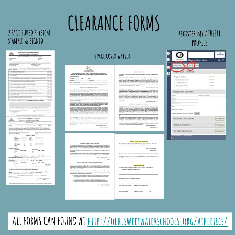 Hey eagles! Athletic clearances continue this week on Monday, Tuesday, and Thursday from 4-6pm in the staff parking lot. Swipe to see the forms that are needed in order to get cleared or check out the school website under athletics for more information! 🤩🤍