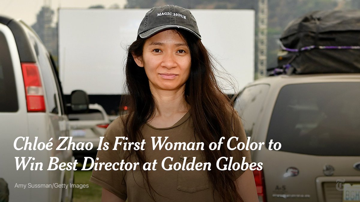 The New York Times On Twitter Chloe Zhao Wins Best Director For Nomadland At The Goldenglobes She S The First Woman To Win The Category In Almost Four Decades Https T Co Fkay5ecmn4 Https T Co Xy8itxmaed