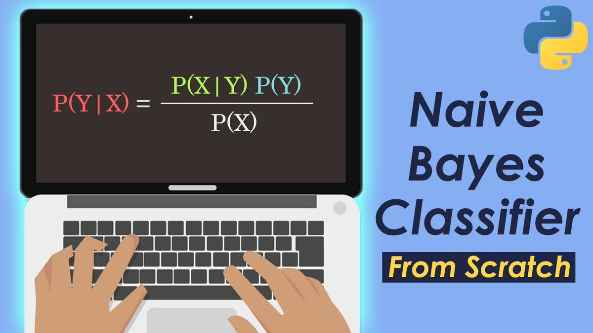 normalized_nerd's tweet image. youtu.be/3I8oX3OUL6I
Let&apos;s code a Naive Bayes Model from scratch!
#Python #DataScience #MachineLearning