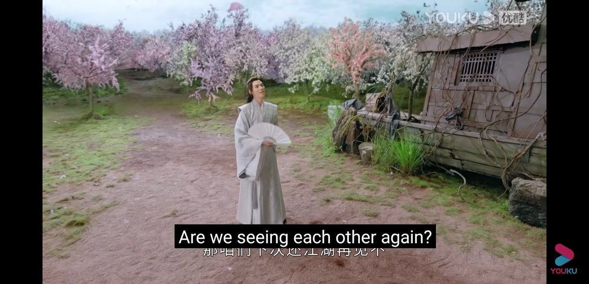"so are we still seeing each other later on the jianghu again or not?"the reason why I point this out is bc it's a direct mirror of what zzs said earlier