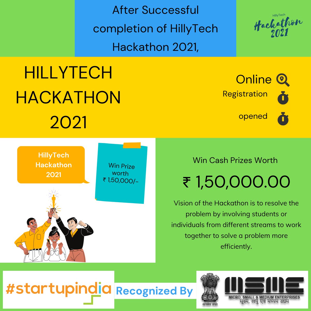 Hillytech's tweet photo. Got a Job & Internship offer by just participation. Click for register
https://t.co/tL6ORzXB8S
.
.
.
.
#hillyhackathon #hillytechhackathon2021 #hillytech_starter #hillytech_journey #hillytechhackathon #hillytechmedia #hillytechstarter #hillytech_status #hillytech_hackathon https://t.co/NWYQInRwzo