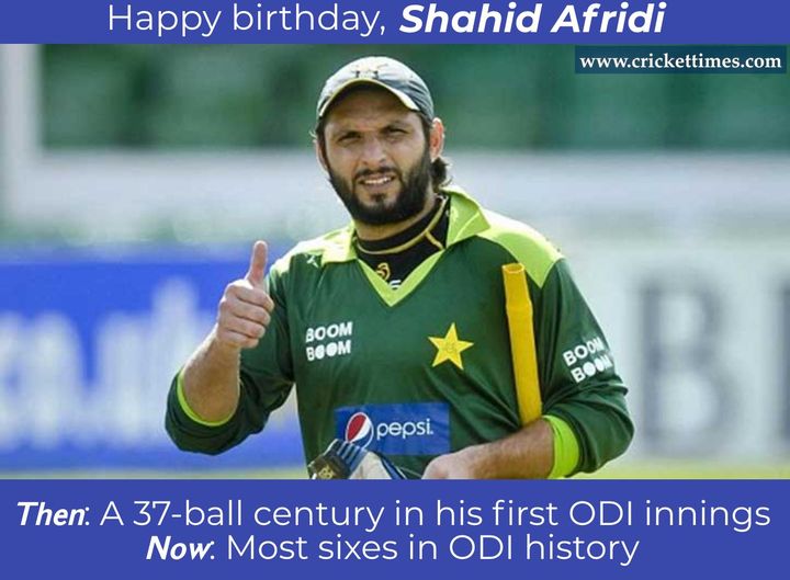 Happy Birthday, Shahid Afridi 