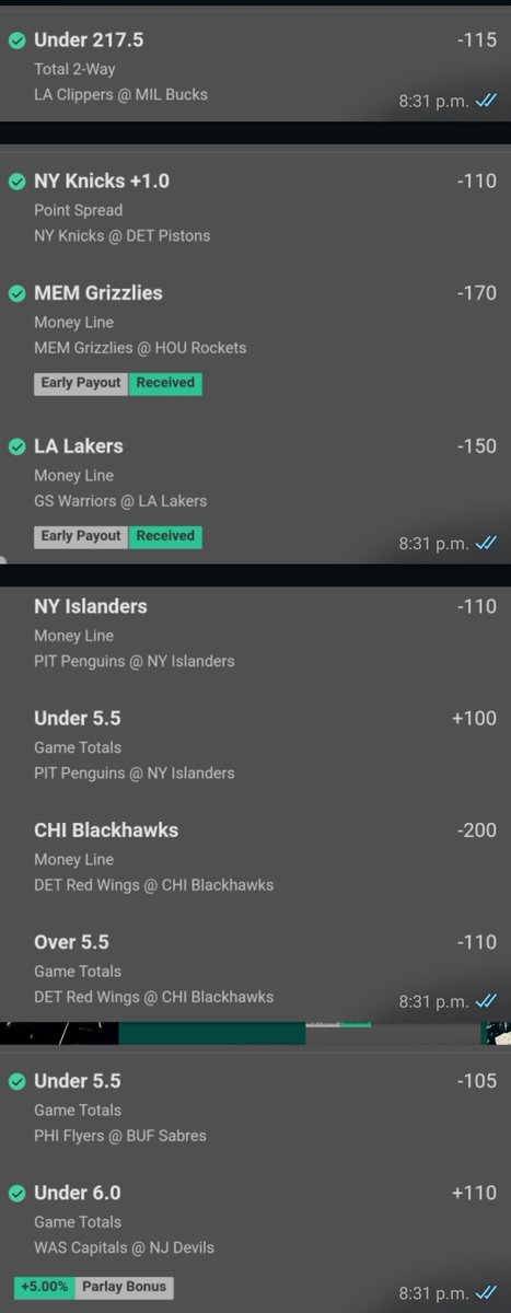 5ooperman's tweet image. Sooo... fucked around and won every bet. Unreal day of capping. Pressure got to me and I cashed out a 4 play parlay that ended up hitting... Upset by that but a wins a win. @VitoVelasco702 @VitoVIP702 #TeamVito