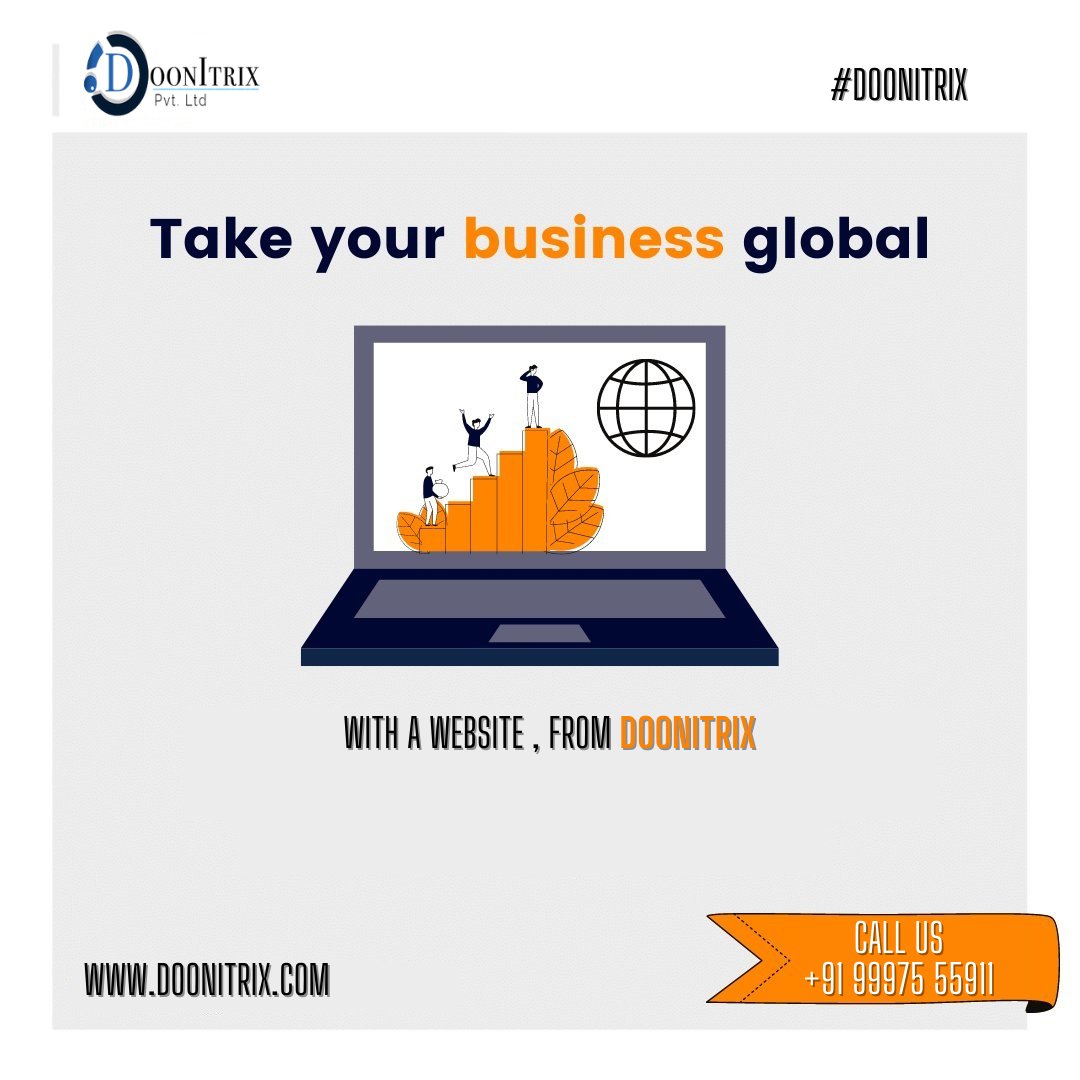 doonitrix's tweet photo. Do you want your business to cater to International Customers? It's now the right time to connect to your customers globally with DoonITrix Pvt. Ltd
Set up your website today!!
Reach us at marketing@doonitrix.com
#websitedevelopment #websitelaunch https://t.co/AxrSWLQzji