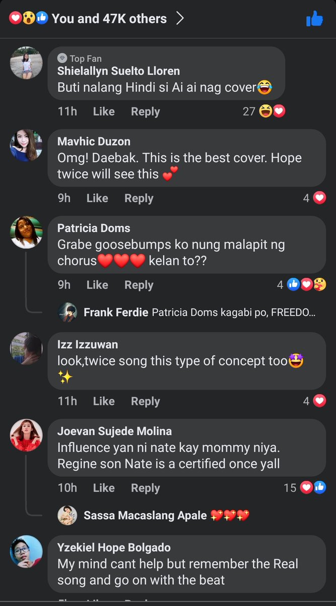MrGineVela's tweet photo. Puring puri ng mga Twice fans ang version ni Regine ng Heart Shaker. 

Vid posted by Twice Update PH: https://t.co/cgyy7tUWzG https://t.co/BJ9cPpfMQi