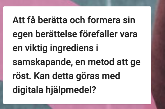 Inga N Aflaki (@inganaro) on Twitter photo Att hörsamma #brukarröster - en viktig ingrediens i #samskapande av värde inom #vård- och omsorg menar praktiker som jobbar #människocentrerat. När och hur kan #digitalaverktyg hjälpa till? En rätt #förhållningssätt krävs här med, se mer på <a href="/peoplesvoice/">People's Voice Media</a> Media Institute. Att hörsamma #brukarröster - en viktig ingrediens i #samskapande av värde inom #vård- och omsorg menar praktiker som jobbar #människocentrerat. När och hur kan #digitalaverktyg hjälpa till? En rätt #förhållningssätt krävs här med, se mer på <a href="/peoplesvoice/">People's Voice Media</a> Media Institute.