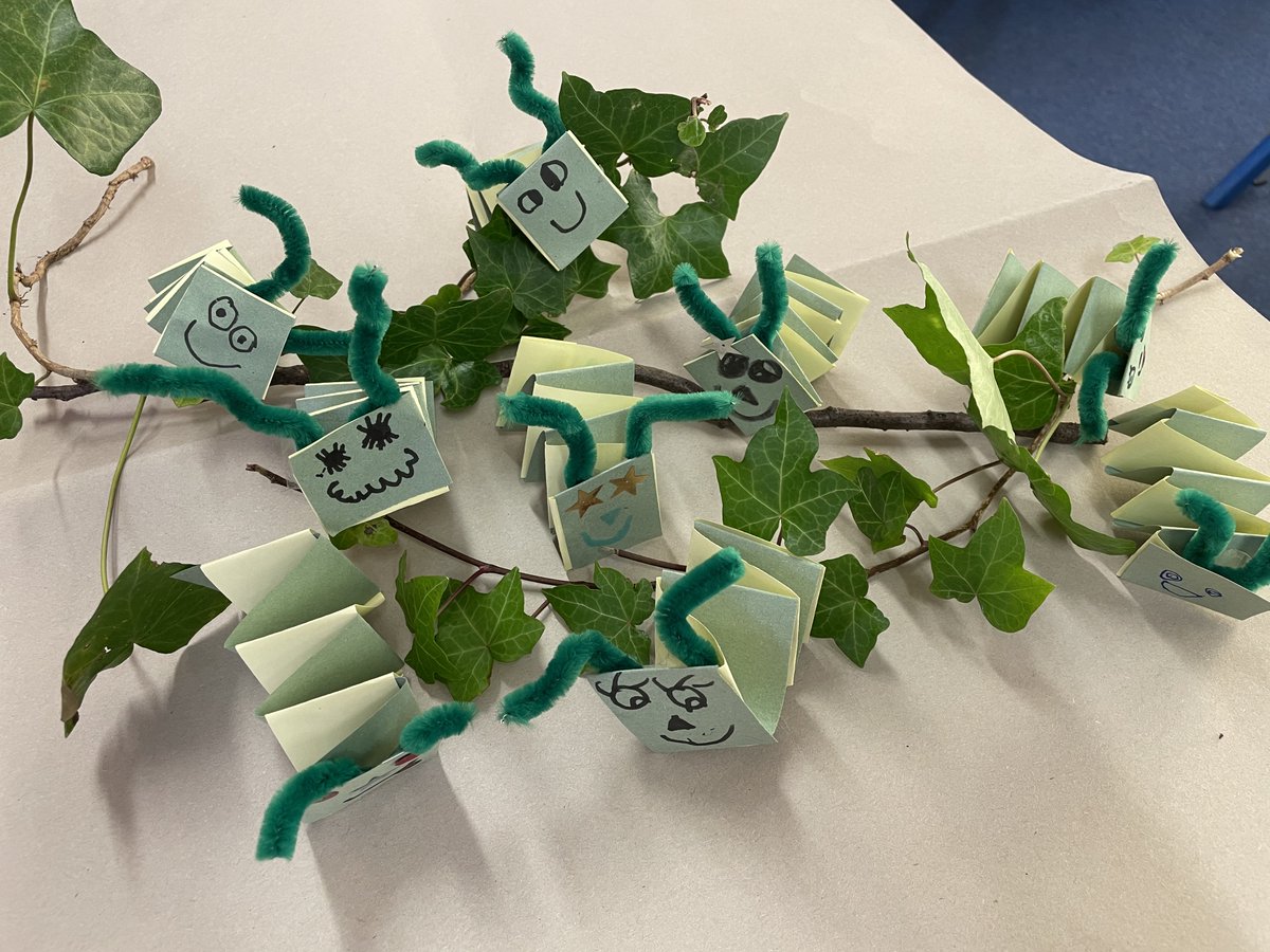 HolmesChapelPS's tweet photo. Year 2 were following instructions last week and doing some origami. On Friday, the children in school went caterpillar crazy! https://t.co/v6QNoWUvRr