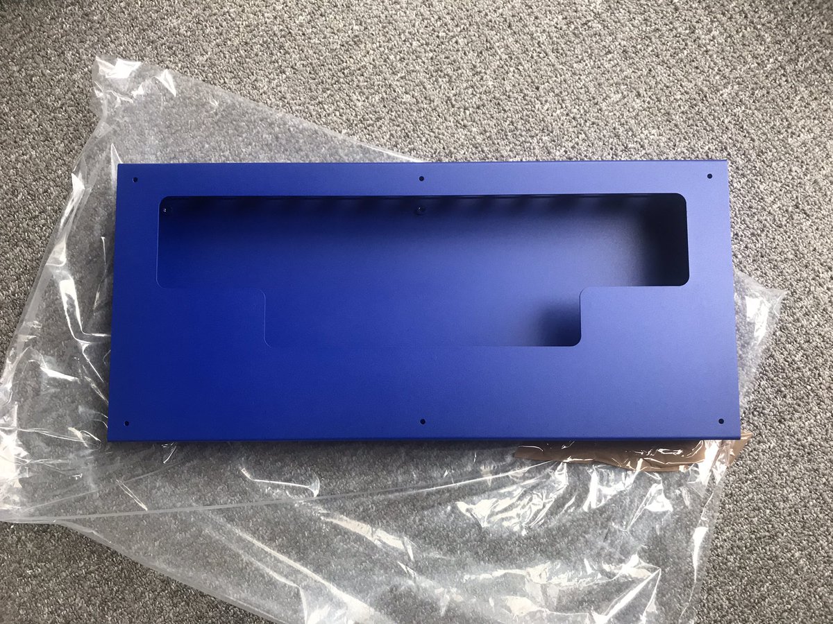 BD1ZERO's tweet photo. Custom all aluminium one-zero with changeable button layout.

All new blue colour also. https://t.co/X4Bl0qWqGI