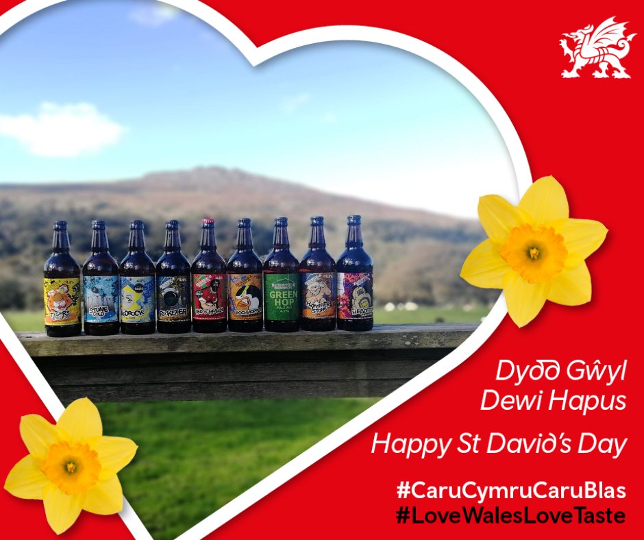 Dydd Gŵyl Dewi Hapus ❤🍺

#CaruCymruCaruBlas #LoveWalesLoveTaste