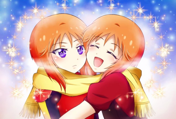 プル姉妹とマフラー 