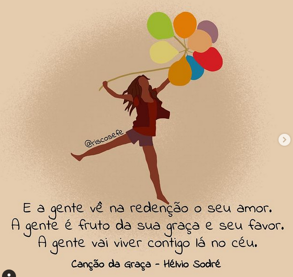 RiscoseFe's tweet photo. E a gente vê na redenção o seu amor.
A gente é fruto da sua graça e seu favor.
A gente vai viver contigo lá no céu.
E a gente conta as horas pra você voltar.
...

Leia mais no Instagram do @riscosefe https://t.co/Xk3ZnC9wNO https://t.co/JrQlcp1TpJ