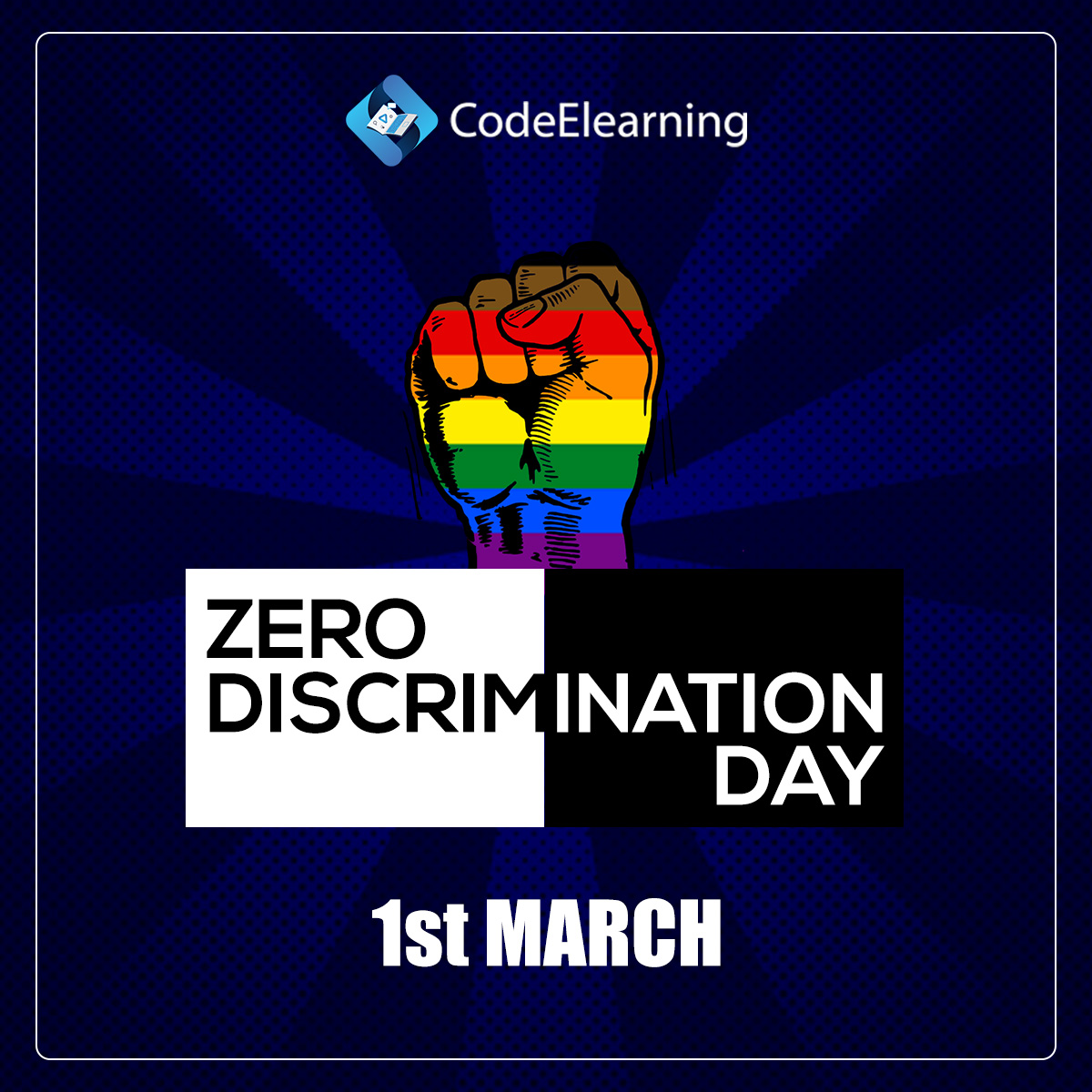 codeelearning's tweet image. Discrimination and inequalities are closely intertwined in- income, educational outcomes, health and employment. Ending discrimination is critical to uplift people in need. Let’s bring a change for others. CODE wishes Zero Discrimination Day
codeelearning.in