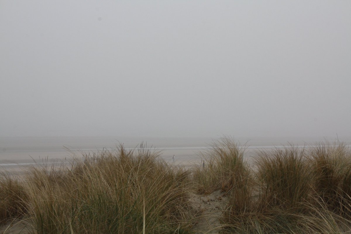 Mistig De Panne deze morgen om 10.20u! - Toerisme De Panne #Weerfoto #DePanne #vrtweer