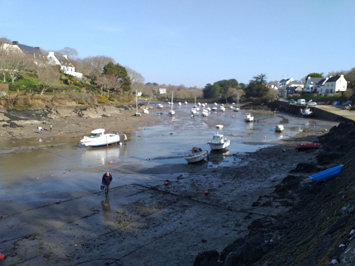 Doëlan pendant les grandes marées #Doëlan #Kloar #Cornouaille #Finistere #Port #GrandesMarées #Coefficient106 #MagnifiqueBretagne #MagnifiqueFrance