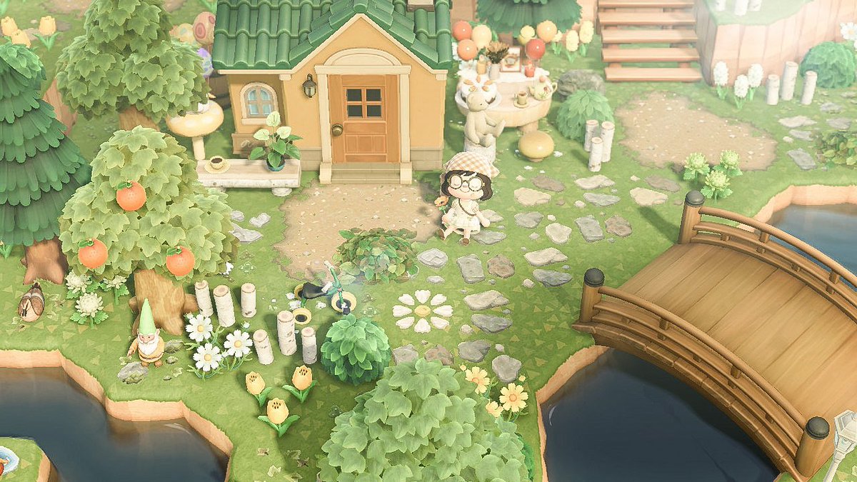 acnhnoland's tweet image. Another day another villager yard 🐸🌿

#AnimalCrossingNewHorizions #acnh #ACNHinspo #NewHorizons