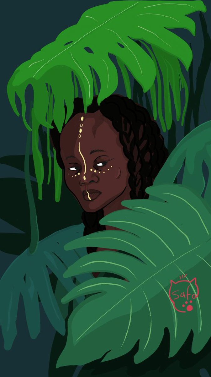 I'm back 💃
#art#artist#africa #mamaafrica #plants #drawing #digitalart #رسامين_العرب #portrait #رسم #illustration #illustrationartists#sudan #sudaneseartist #adobedrawing