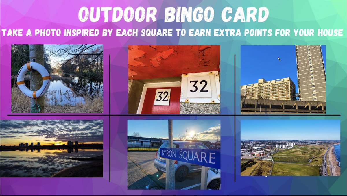 Also check out some more of our awesome outdoor bingo submissions! Remember our have until Friday morning at 9am to get this card complete before the next one goes live!
