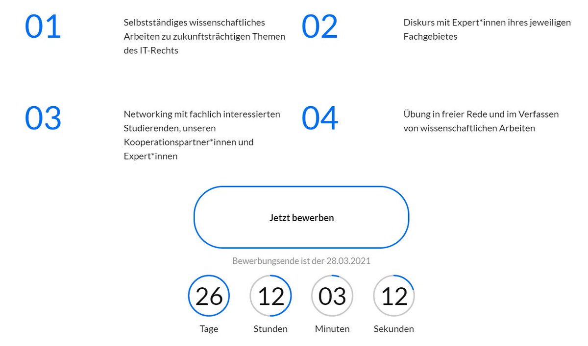 KKaesling's tweet image. Noch bis zum 28.03: Bewerben für die For:Tech Advanced Series, dem Think Tank für Studierende zu IT-rechtlichen Fragen 
➡️ forschungsstelle-datenrecht.de/fortech-advanc…