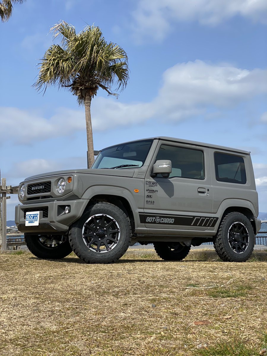 japan_oz's tweet photo. Sparco Dakar x SUZUKI Jimny
#suzuki #suzukijimny #jimny #sparco #sparcowheels #ozwheels #stsuspensions #kw #gotcargo #pgd #スズキ #ジムニー #ジムニー女子 #ジムニーカスタム #スパルコ #スパルコホイール #ホイール #ゴットカーゴ #橋本コーポレーション #四駆 #4x4 #offroad #オフロード https://t.co/5ihO6Pp5UX