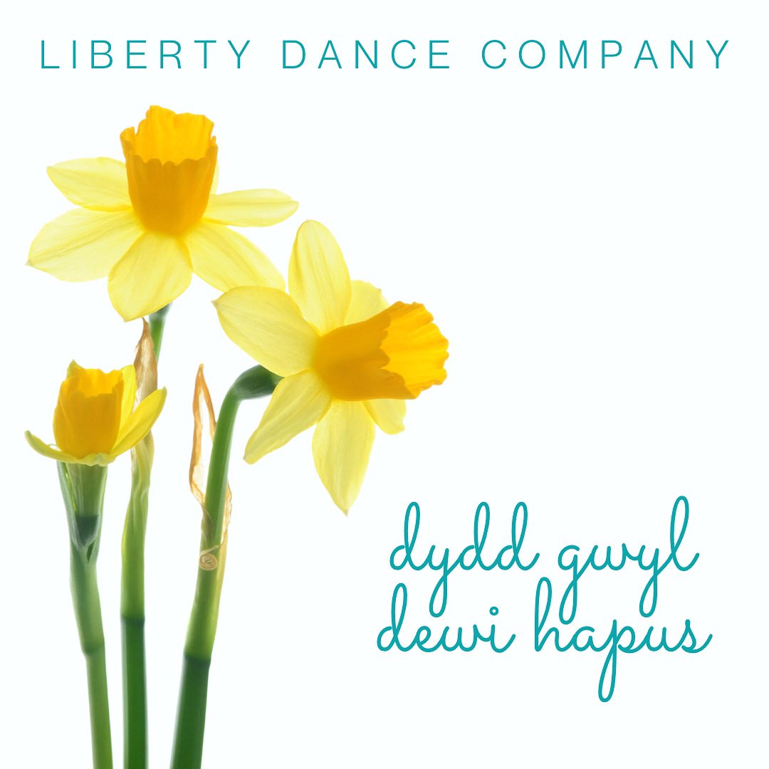 LibertyDanceCo's tweet photo. Happy St David’s Day to everyone !! Don’t forget to tag us in your celebrations ! 💛💛 https://t.co/kt0bVGpwMw