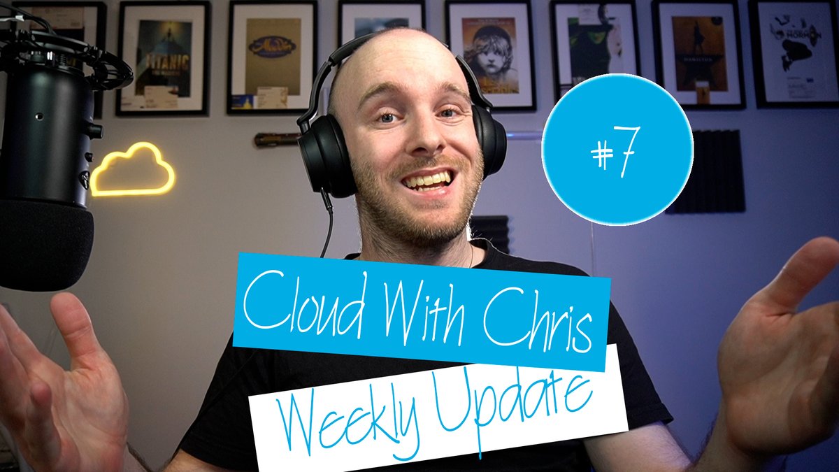 reddobowen's tweet photo. The YouTube video is live! #WeeklyVlog 9 is now available! #AzureRetirement / #AzureDeprecation notices, #CloudWithChris updates and #HappyBirthday - As Cloud With Chris is now 1 year old!!
https://t.co/88qmmjgSd6
#Azure #AzureFamily #CloudFamily #TechVlog #AzureNews #TechNews https://t.co/a5dm0iq9B8