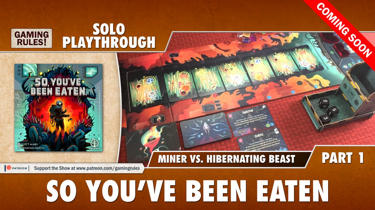 Gaming Rules! (@gamingrulesvids) on Twitter photo Tonight, I'm going to be entering the digestive tract of an alien beast to recover some crystals...
<a href="/LudiCreations/">LudiCreations</a> Tonight, I'm going to be entering the digestive tract of an alien beast to recover some crystals...
<a href="/LudiCreations/">LudiCreations</a>